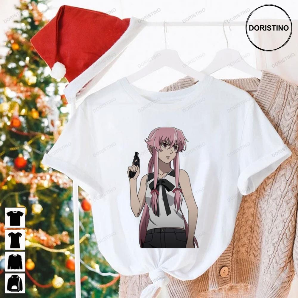 Yuno Gasai And Gun Future Diary Limited Edition T-shirts